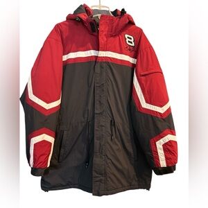 Chase Vintage Authentic Budweiser Dale
Earnhardt Jr 8 NASCAR Men’s Jacket XL